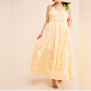 rosalita sheer maxi dress Anthropologie | Dresses | Anthropologie By Daniel Rainn Rosalita Sheer Ruffle Maxi Dress Nwt